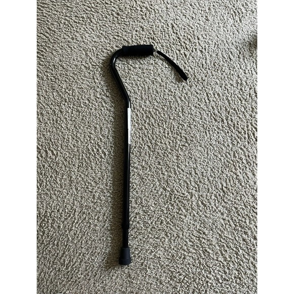 Adjustable Medline Bariatric Heavy‎ Duty Cane with Offset Handle,hold 300 lbs - Picture 1 of 7
